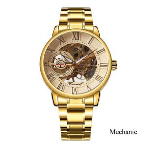 Наручний годинник Forsining 8099 All Gold img-1