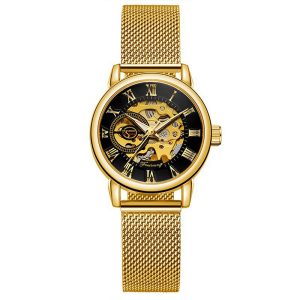 Наручний годинник Forsining 8099 Gold-Black img-1
