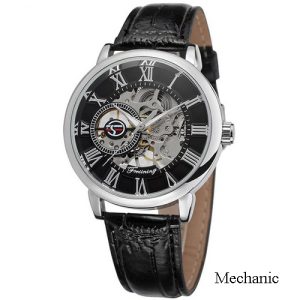 Наручний годинник Forsining 8099 Black-Silver-Black img-1