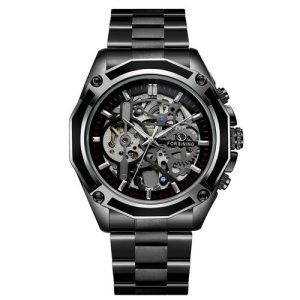 Наручний годинник Forsining 8130 Black-Silver img-1
