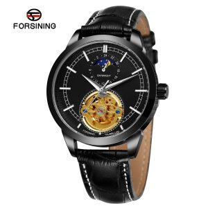 Наручний годинник Forsining 8197 All Black img-1