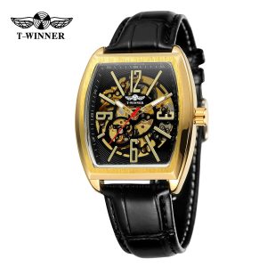 Наручний годинник Forsining 8199 Gold-Black img-1