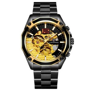 Наручний годинник Forsining 8207 Black-Gold img-1