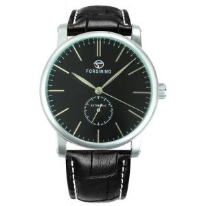 Наручний годинник Forsining 8214 Silver-Black img-1