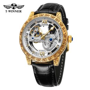 Наручний годинник Forsining 8258 Gold-White img-1