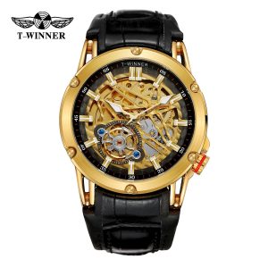 Наручний годинник Forsining 8260 Gold-Black img-1