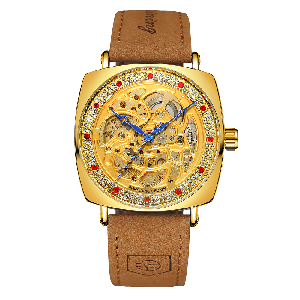 Наручний годинник Forsining 8274 Gold img-1