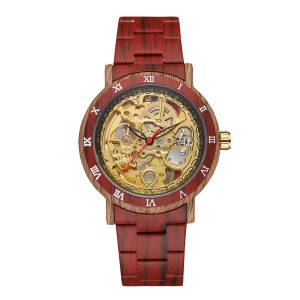 Наручний годинник Forsining 8277 Red-Gold img-1
