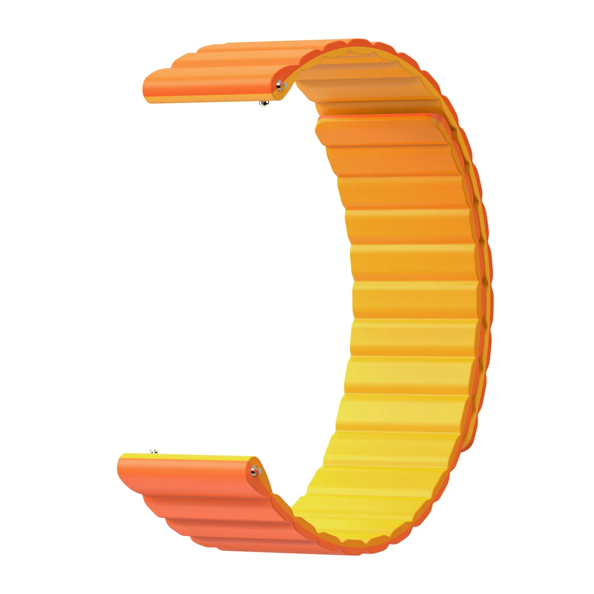 Наручний годинник Магнітний ремінець KOSPET 22 мм. Orange-Yellow img-1