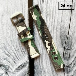 Наручний годинник Ремешок двойной Camo Multicam 24 мм img-1