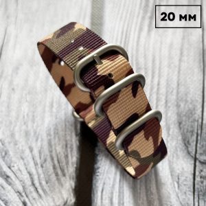 Наручний годинник Ремешок Nato CCE Camo 20 мм img-1