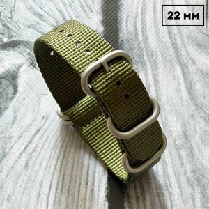 Наручний годинник Ремешок Nato Green 22 мм img-1