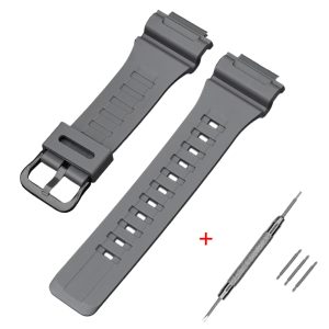 Наручний годинник Ремінець для Casio AE-1000W Gray BK img-1