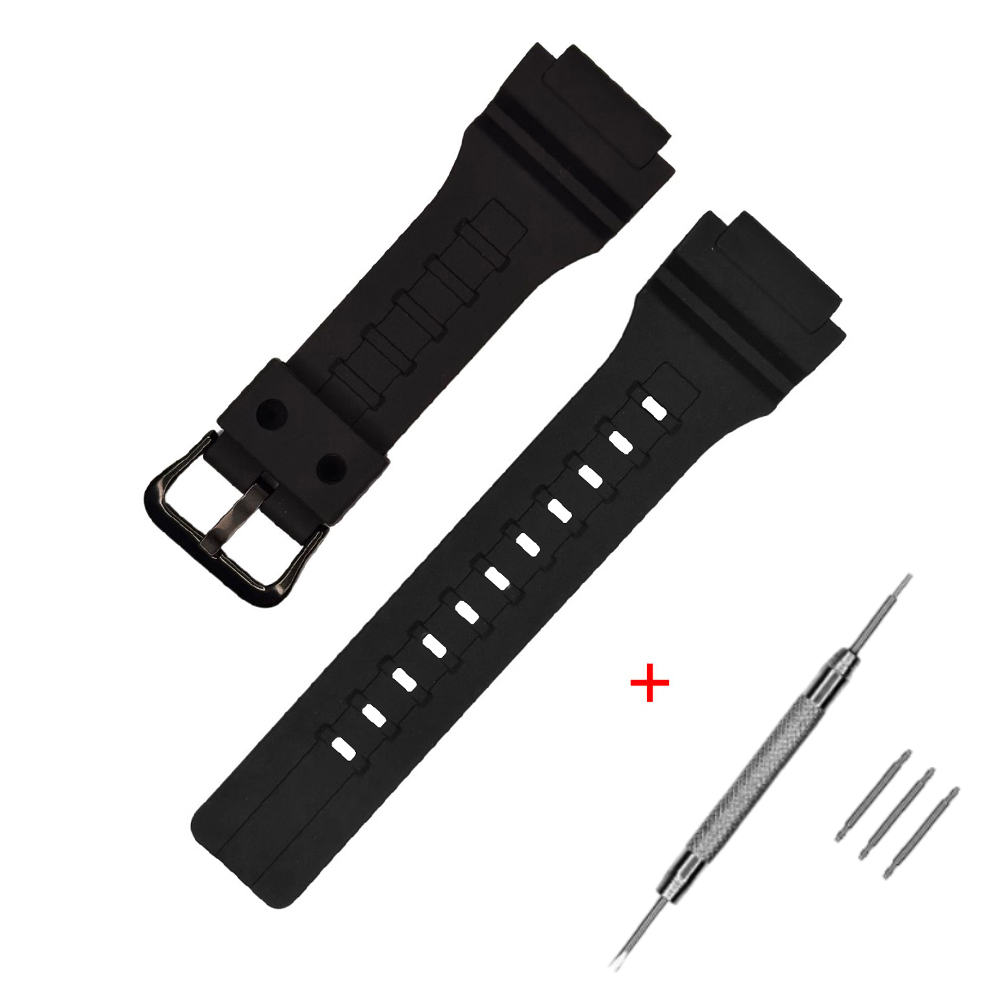 Наручний годинник Ремінець для Casio AE-1400 Black BK img-1