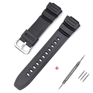 Наручний годинник Ремінець для Casio AE-2100 Black SI img-1