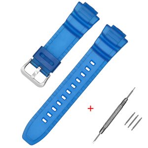 Наручний годинник Ремінець для Casio AE-2100 Blue SI img-1