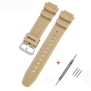 Наручний годинник Ремінець для Casio G-Shock AE-1000/1200 Beige SI img-1