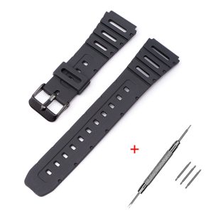 Наручний годинник Ремінець для Casio G-Shock CA-53W 20mm Black BK img-1