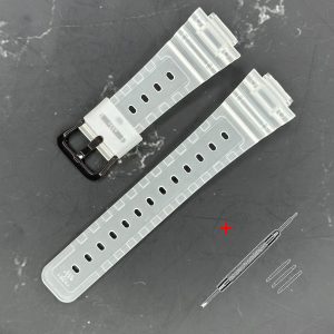 Наручний годинник Ремінець для Casio G-Shock DW-5600 B Transl BK img-1