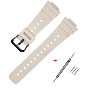 Наручний годинник Ремінець для Casio G-Shock DW-5600 B White BK img-1