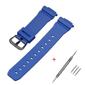 Наручний годинник Ремінець для Casio G-Shock DW-5600/6900/G-5600/GW-M5610 Blue Black img-1