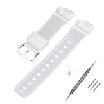 Наручний годинник Ремінець для Casio G-Shock DW-5600/6900/G-5600/GW-M5610 Translucent Silver img-1