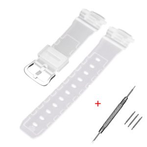 Наручний годинник Ремінець для Casio G-Shock DW-5600/6900/G-5600/GW-M5610 Translucent Silver img-1