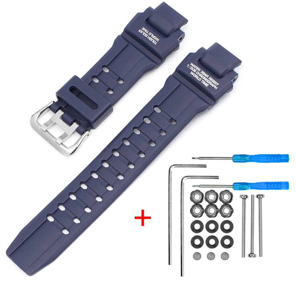 Наручний годинник Ремінець для Casio G-Shock GA-1000 Dark Blue SI img-1