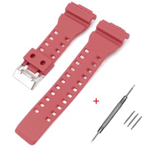 Наручний годинник Ремінець для Casio G-Shock GA-100/110 Dark Red SI img-1