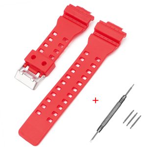 Наручний годинник Ремінець для Casio G-Shock GA-100/110 Red SI img-1