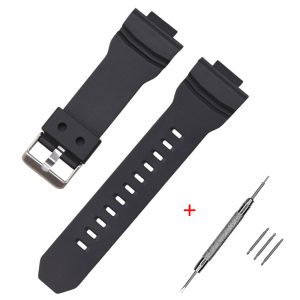 Наручний годинник Ремінець для Casio G-Shock GA-200 Black SI img-1