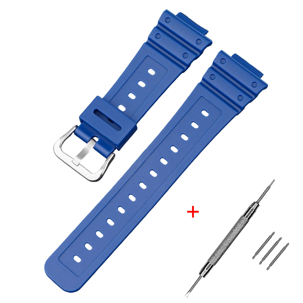 Наручний годинник Ремінець для Casio G-Shock GA-2100 Blue SI img-1