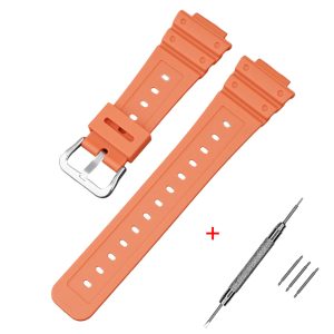 Наручний годинник Ремінець для Casio G-Shock GA-2100 Orange SI img-1