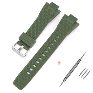 Наручний годинник Ремінець для Casio G-Shock GST-B400 Army Green SI img-1