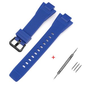 Наручний годинник Ремінець для Casio G-Shock GST-B400 Blue BK img-1