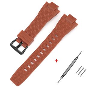 Наручний годинник Ремінець для Casio G-Shock GST-B400 Light Brown BK img-1