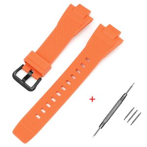 Наручний годинник Ремінець для Casio G-Shock GST-B400 Orange Black img-1