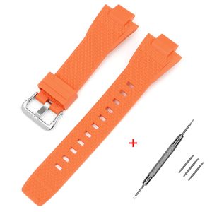 Наручний годинник Ремінець для Casio G-Shock GST-B400 Orange SI img-1