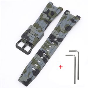 Наручний годинник Ремінець для Casio G-Shock GST-W300 Camo Green BK img-1