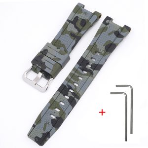 Наручний годинник Ремінець для Casio G-Shock GST-W300 Camo Green SI img-1