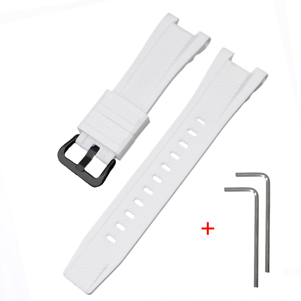 Наручний годинник Ремінець для Casio G-Shock GST-W300 White BK img-1