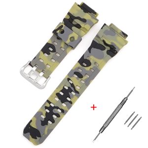 Наручний годинник Ремінець для Casio G-Shock GW-9400/9300 Camo Green SI img-1