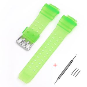 Наручний годинник Ремінець для Casio G-Shock GW-9400 Transl Light-Green SI img-1