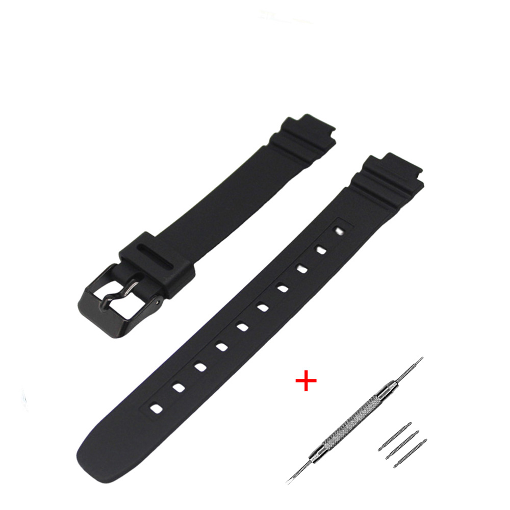 Наручний годинник Ремінець для Casio G-Shock LA-20WH Black BK img-1