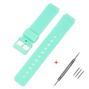 Наручний годинник Ремінець для Casio MQ-24 All Light Green img-1