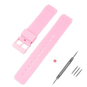 Наручний годинник Ремінець для Casio MQ-24 All Pink img-1