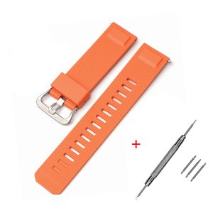 Наручний годинник Ремінець для Casio Pro Trek PRW-6900Y Orange SI img-1