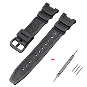 Наручний годинник Ремінець для Casio SGW-100 Black BK img-1