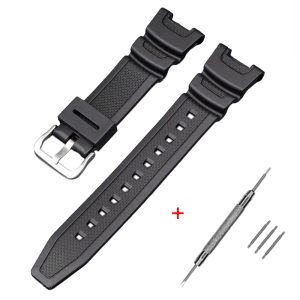 Наручний годинник Ремінець для Casio SGW-100 Black SI img-1