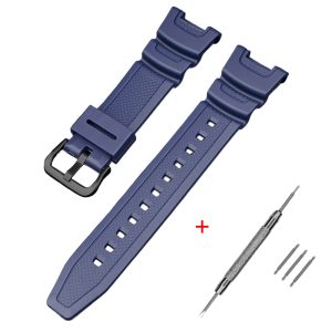 Наручний годинник Ремінець для Casio SGW-100 Dark Blue BK img-1